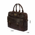 Mayday Leather Briefcase - Brown (MDY05-900)