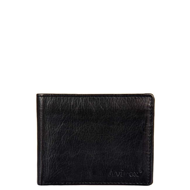 Ontario Leather Coin Wallet - Black (ONT04-100)