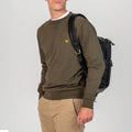 Crewneck Sweatshirt Embroidered Logo - Military Green