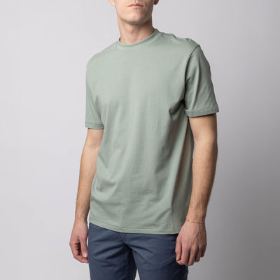 T-Shirt Col Montant Supima® - Vert Mouche