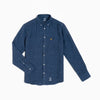 Buckley Shirt in Linen - Denim/Chambray