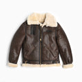 B3 Sheepskin Bomber Jacket - Brown