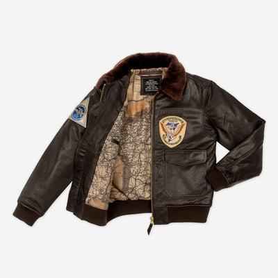 G1 Two Patches Leather Jacket